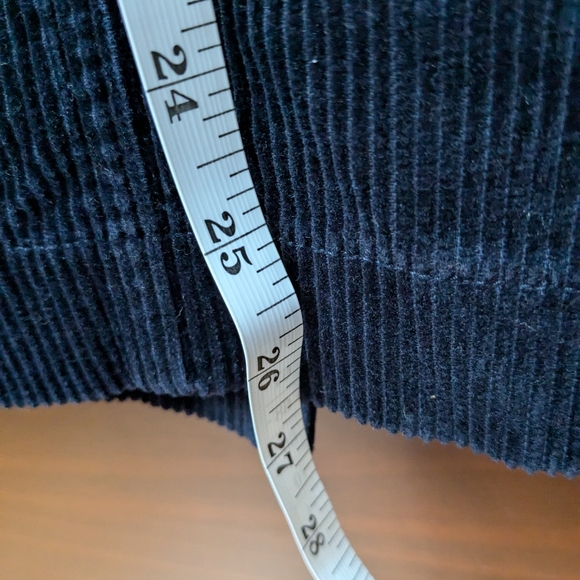 Uniqlo Women Navy 100% Cotton Corduroy Skirt, Size L - Picture 2 of 7